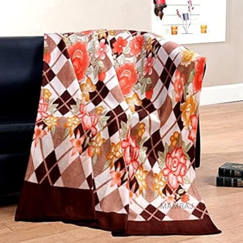 MAMRAJ Stylish Polar Fleece Single Bed AC Fleece Wool Blanket - 58x88 Inch || Skin Friendly || Multicolour || Set of 30 || - Image 4