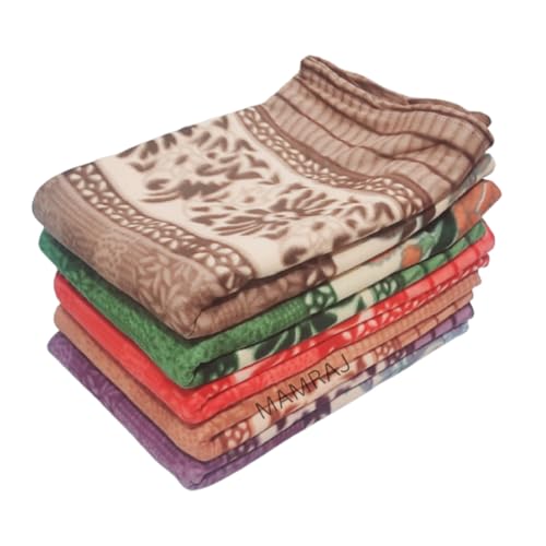 MAMRAJ Stylish Polar Fleece Single Bed AC Fleece Wool Blanket - 58x88 Inch || Skin Friendly || Multicolour || Set of 30 || - Image 3