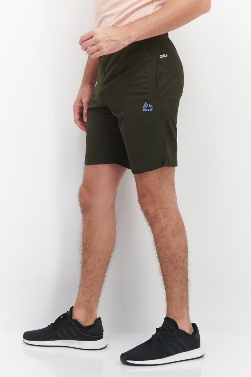 RBX Men Sportswear Fit Training Shorts, Olive  - Image 2
