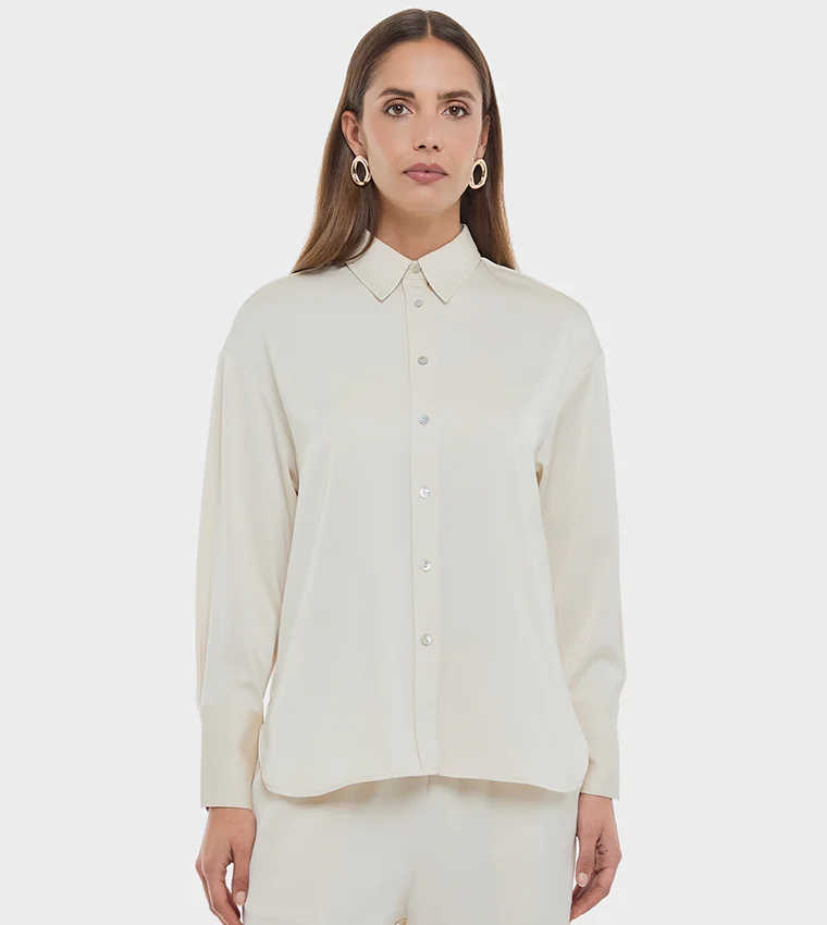بي سي بي جي BCBG Basic Ls Shirt