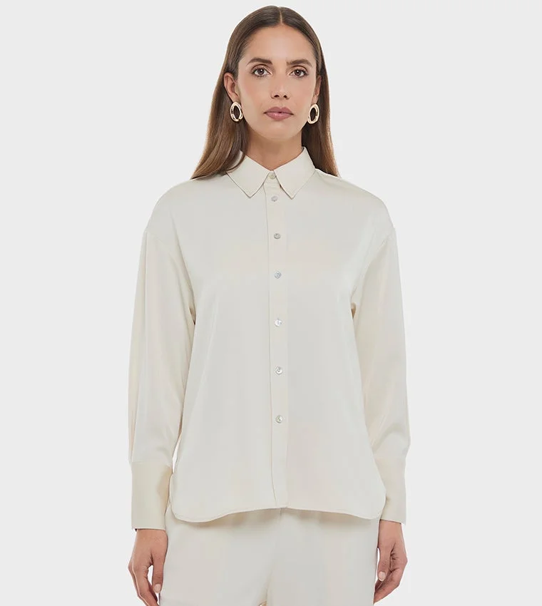 بي سي بي جي BCBG Basic Ls Shirt