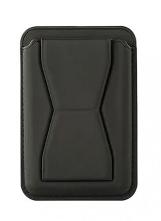 Magnetic Phone, Card Holder, with Kickstand, Leather Phone Stick on Wallet for iPhone Ultra Slim Card Holder for Back of Phone Removable Secure Phone Wallet (BLACK) - pzsku/ZAC5F3CA55A3F3BA5129FZ/45/1744830410/f52a65e5-0ff4-40a7-9590-69c05c27b147