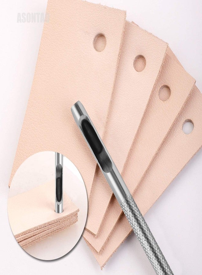 AsonTao 6PCS Hollow Leather Hole Punch Set (1.5mm-4mm) for Belts, Watch Bands, Leather Craft, Round Hole Punch Tool for Belt, DIY, Leatherworking, Repair Tools -ASONTAO - Image 3
