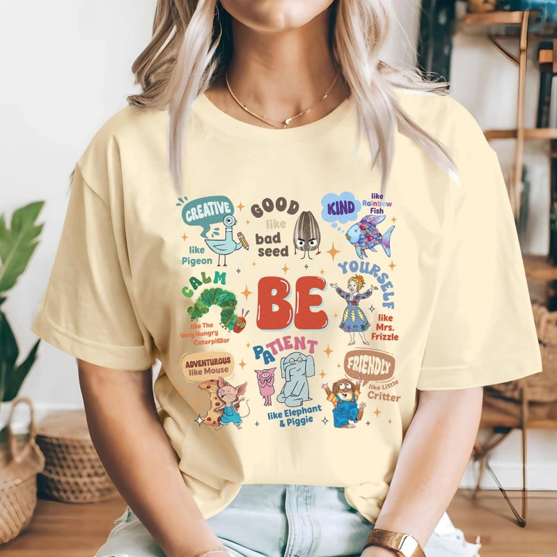 InterStellux Teacher Shirt - I Can Be Teacher Shirt - Believe in Yourself Tshirt - Classroom Back to School T-Shirt - Be Your Self Shirts - Gifts for Teacher's Day (Ivory,XL) - Image 4