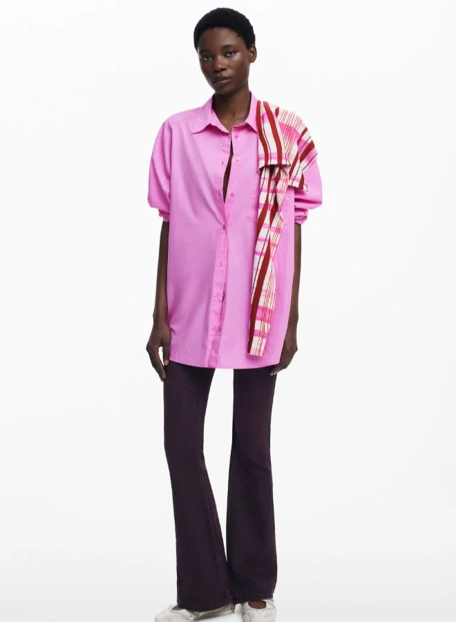 DESIGUAL Oversized comic strip shirt