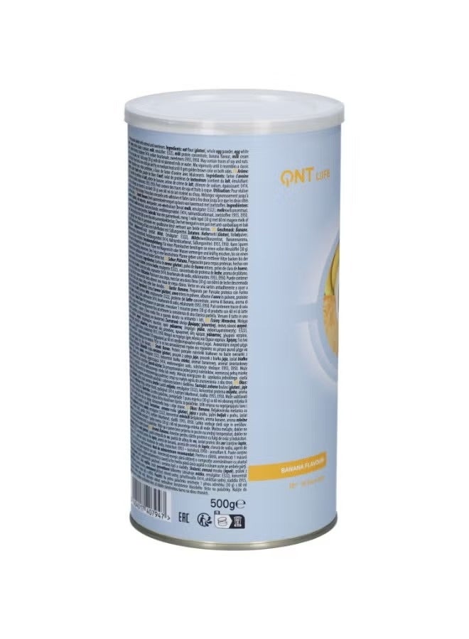 كيو ان تي كيو إن تي لايف بروتين بان كيك قليل السكر – 500 جم، 16 حصة | خليط بان كيك عالي البروتين لفطور صحي ودعم اللياقة البدنية - Image 2