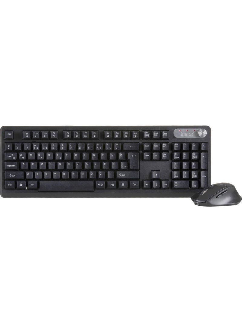 IWS-549U Rechargeable Silent Type-C Wireless Multimedia Keyboard Mouse Set