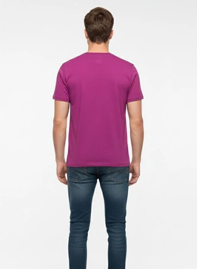 Take Two Men Purple Justice League Graphic T-Shirt