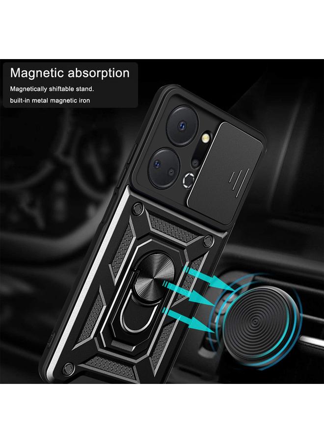 S-TOP Case For Honor X7a 5G Sliding Camera Cover Design TPU+PC Phone Case - Image 5