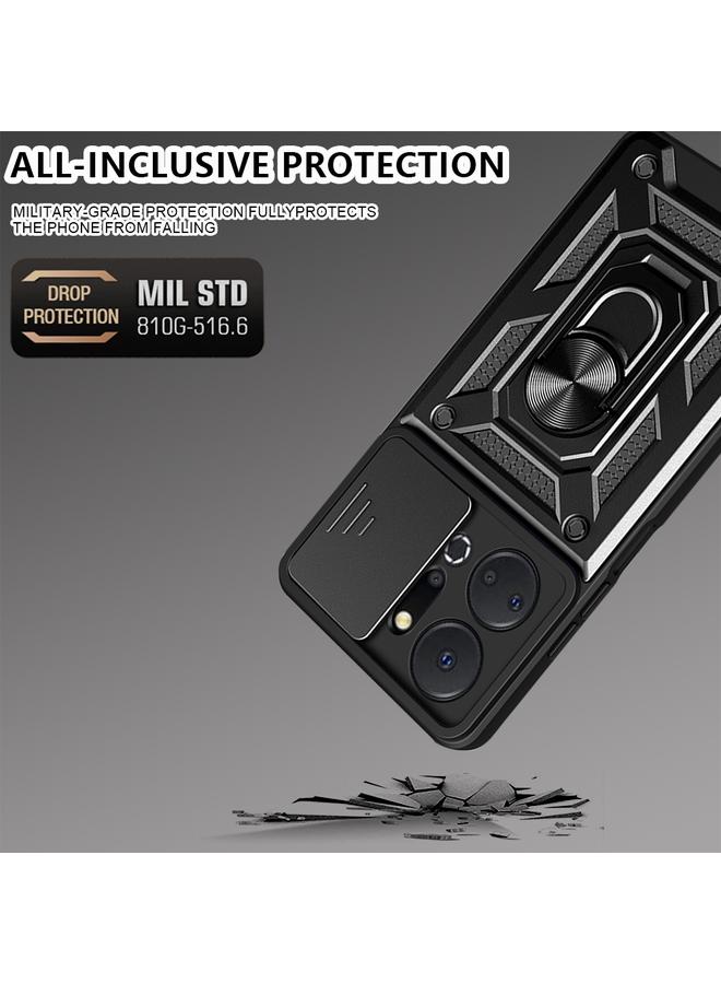 S-TOP Case For Honor X7a 5G Sliding Camera Cover Design TPU+PC Phone Case - Image 4