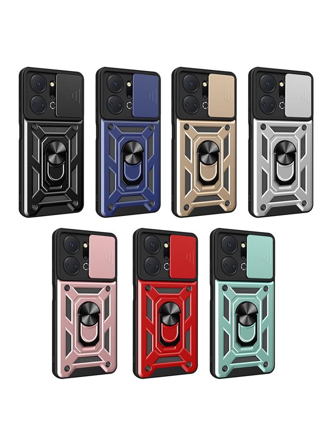 S-TOP Case For Honor X7a 5G Sliding Camera Cover Design TPU+PC Phone Case - Image 2