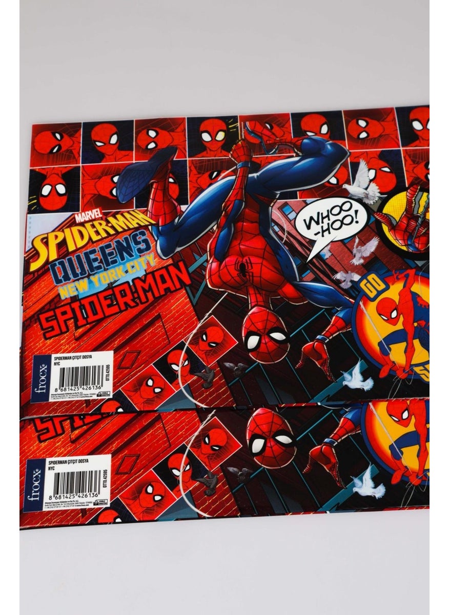 SPIDERMAN - New Season Licensed 2-Piece Snap File - Image 1