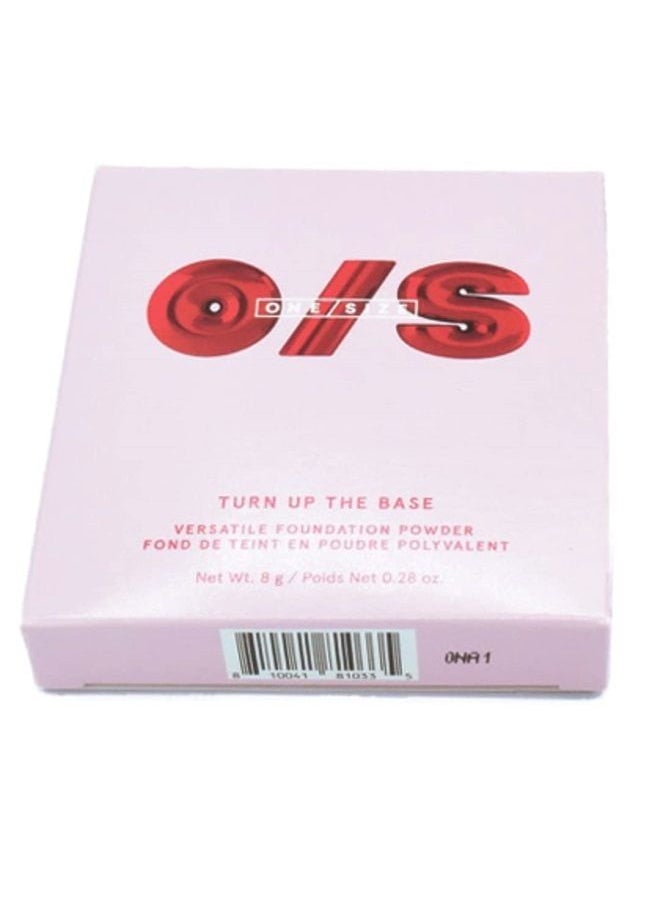 One size - Patrick Starrr Turn Up The Base Versatile Powder Foundation - Light 4 (G) Light, Golden Undertones Face Pressed Makeup Medium-to-Full Coverage, Soft Matte Finish 0.28 Ounce - Image 1