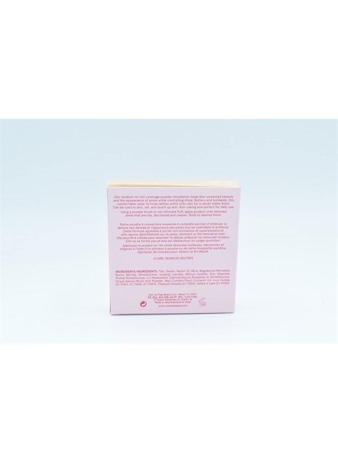 One size - Patrick Starrr Turn Up The Base Versatile Powder Foundation - Light 4 (G) Light, Golden Undertones Face Pressed Makeup Medium-to-Full Coverage, Soft Matte Finish 0.28 Ounce - Image 1