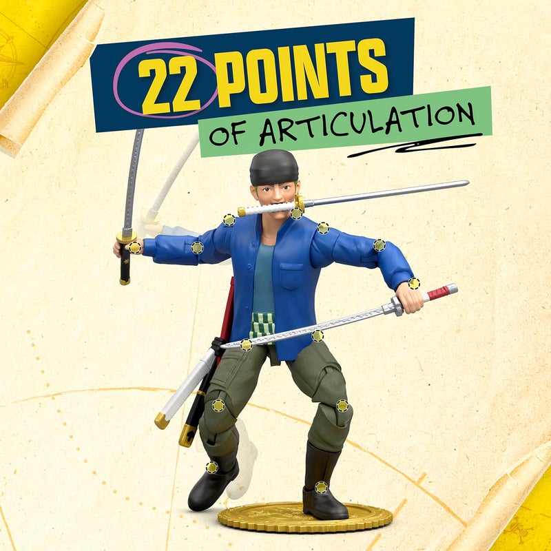 One Piece Adventure Series 1 Roronoa Zoro Action Figure (15.24 cm) - Image 4