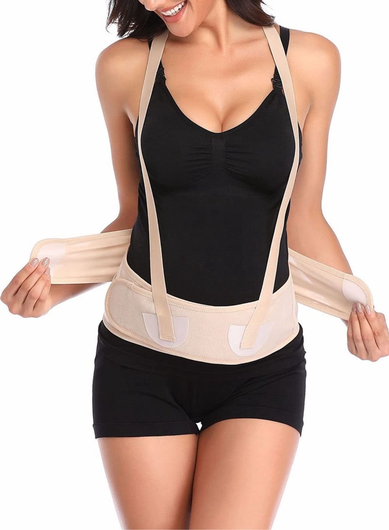 Maternity Belly Band for Pregnant Women, Pregnancy Belly Support Band for Abdomen, Waist, and Back Pain, Adjustable Maternity Belt for Belt Back Support - Image 2