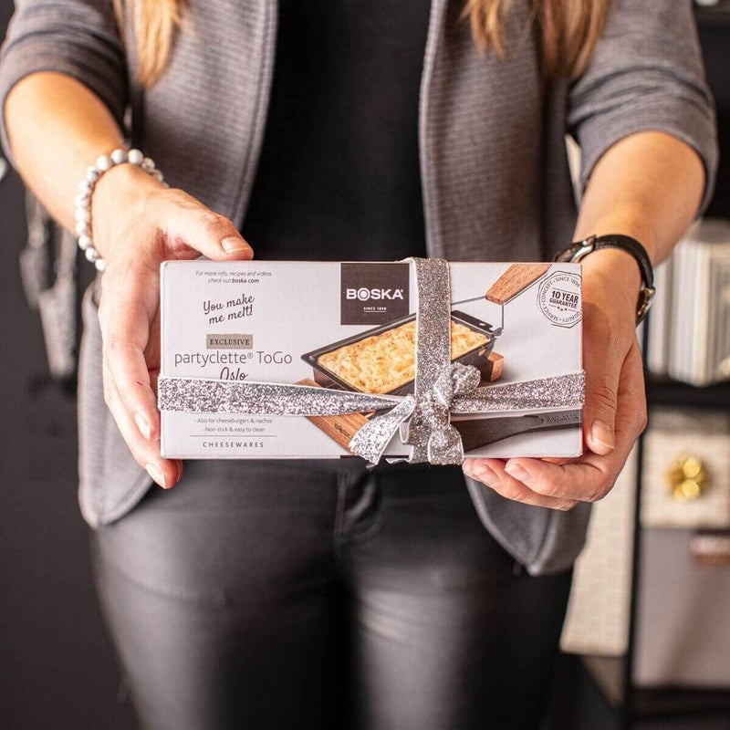 Boska Raclette Grilling Set  Partyclette To Go Set  Suitable for Cheese Meat Fish and Vegetables  Portable NonStick  Dishwasher Safe Wedding Registry Items - Image 4