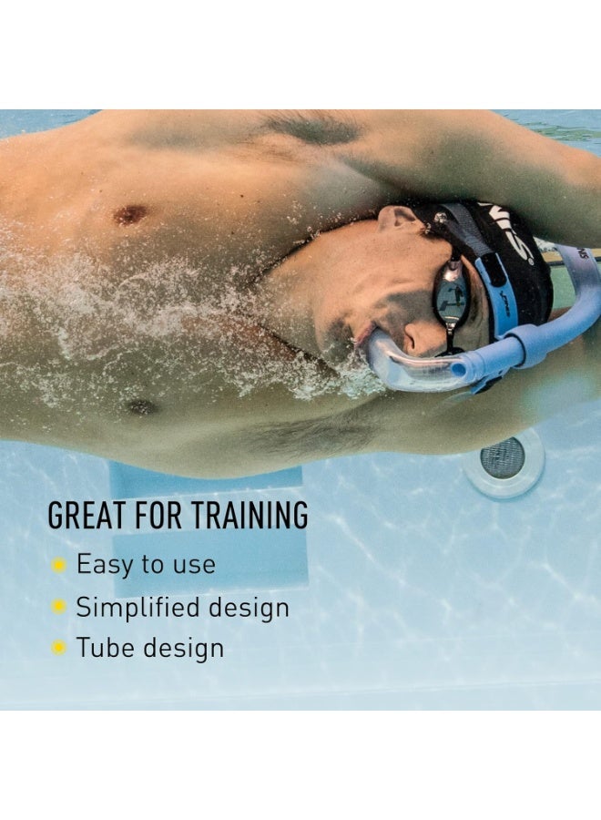 FINIS Glide Center-Mount Swim Snorkel for Adults - Adjustable Fit - Technique & Endurance Training - Ocean Blue - Image 3