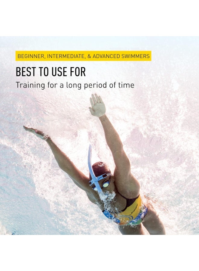 FINIS Glide Center-Mount Swim Snorkel for Adults - Adjustable Fit - Technique & Endurance Training - Ocean Blue - Image 5