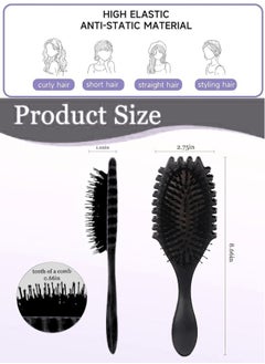 Curling Comb, Curly Hair Styling Brush, Hair Styling Brush for Combing and Shaping Curly Hair BLACK - pzsku/ZAC5FDAFE07647E24416EZ/45/_/1734373786/f821eaa9-e066-4da5-a512-0e25252a43ee