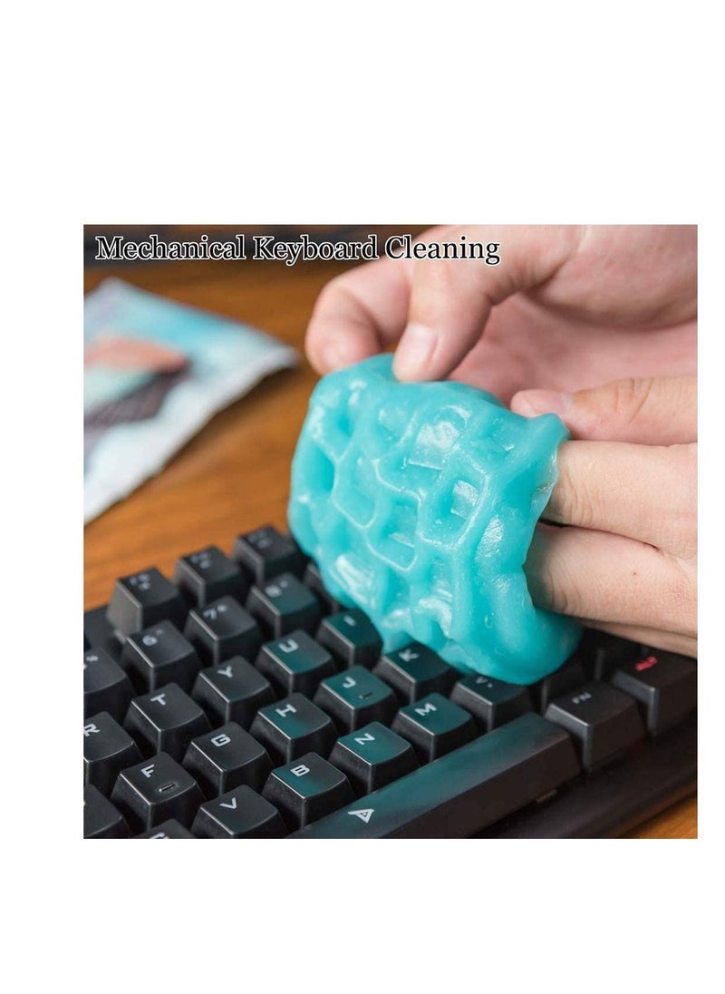 althiqahkey - Keyboard Cleaner Universal Cleaning Gel -2bags Super Clean Quickly Remove Stains for PC Tablet Laptop Keyboards Car Vents Cameras Printers Calculators Prime Quality - Image 1