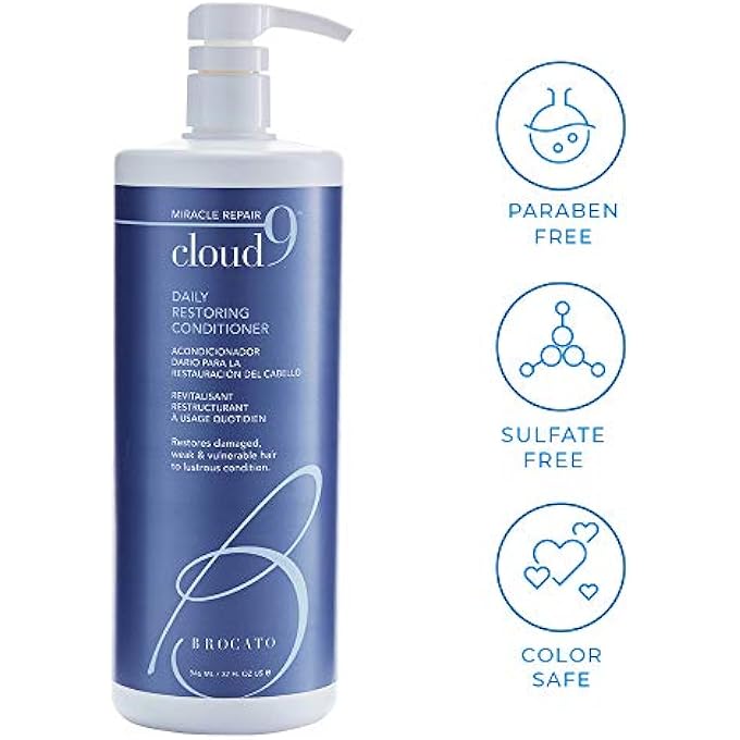 Brocato CLOUD 9 DAILY RESTORING CONDITIONER, 32 OUNCE, BY BEAUTOPIA HAIR - Image 3