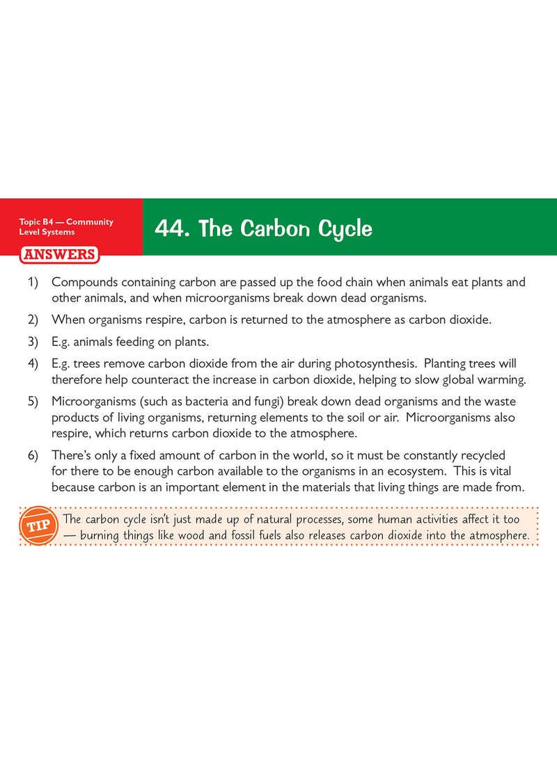 null - GCSE Biology OCR Gateway Revision Question Cards - Image 1