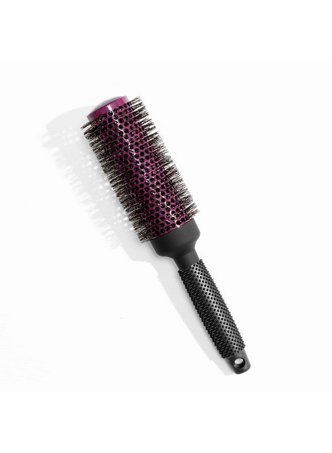 إيرجو فرشاة دائرية فائقة النعومة من إرجو لتجفيف الشعر - فرشاة شعر بجودة الصالونات للسيدات - فرشاة دوارة لتجفيف الشعر - تصفيف الشعر الجاف والمبلل - فرشاة تصفيف الشعر المكثف - ERG43: 1.75 بوصة - Image 1