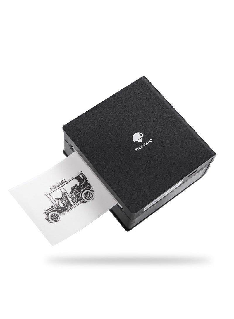 Portable Printer M02 Pocket Printer, Mini Bluetooth Wireless Portable Thermal Printer for Study Notes, Journal, Fun, Work - Image 1