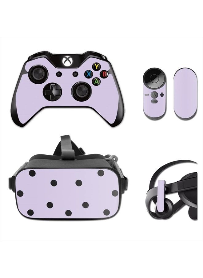 MIGHTY SKINS MightySkins Skin Compatible with Oculus Rift CV1 wrap Cover Sticker Skins Solid Lilac