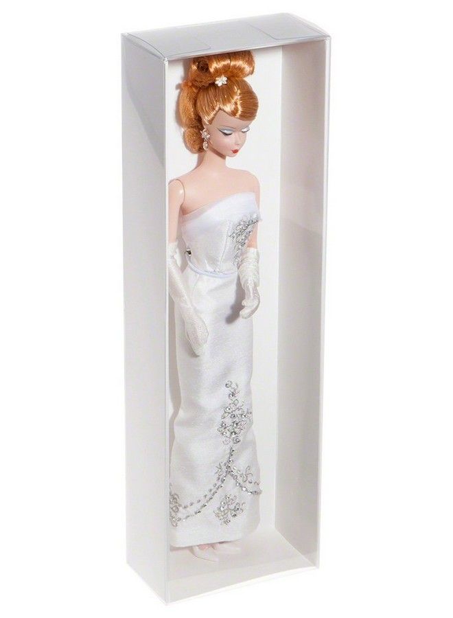 Collecting Warehouse Redoll Clear Folding Display Box With White Liners And White Elastic For 11 12 Inch Dolls Or Action Figures 4" W X 2.25" D X 13" H Pack Of 6 - Image 3