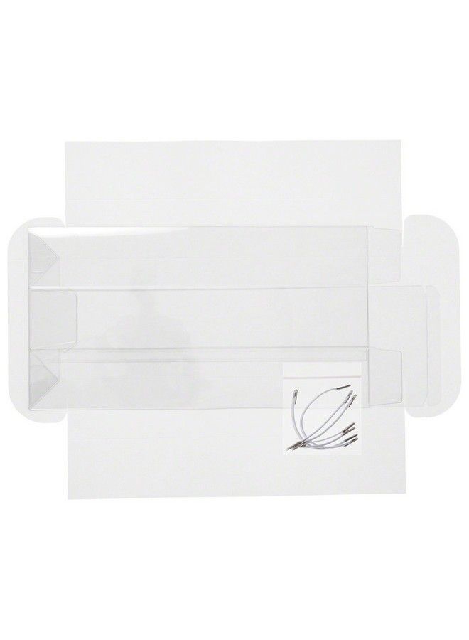 Collecting Warehouse Redoll Clear Folding Display Box With White Liners And White Elastic For 11 12 Inch Dolls Or Action Figures 4" W X 2.25" D X 13" H Pack Of 6 - Image 5