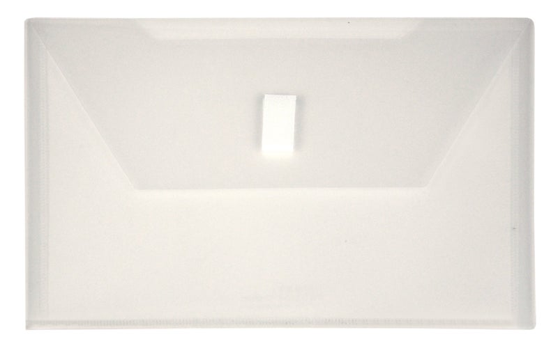 Lion Design-R-Line Poly Envelope with Extra Pocket, 6 x 9 Inches, Clear, Pack of 6 (92000-CR-6P) - Image 1