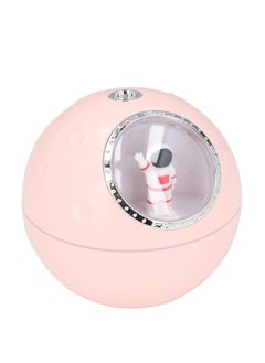 DIGI CORE 300ML Portable Mini Humidifier USB Astronaut Cool Mist Humidifier With Warm Desktop Humidifier Aroma Diffuser For Home Bedroom Office Pink  - Image 2