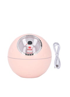 DIGI CORE 300ML Portable Mini Humidifier USB Astronaut Cool Mist Humidifier With Warm Desktop Humidifier Aroma Diffuser For Home Bedroom Office Pink  - Image 5