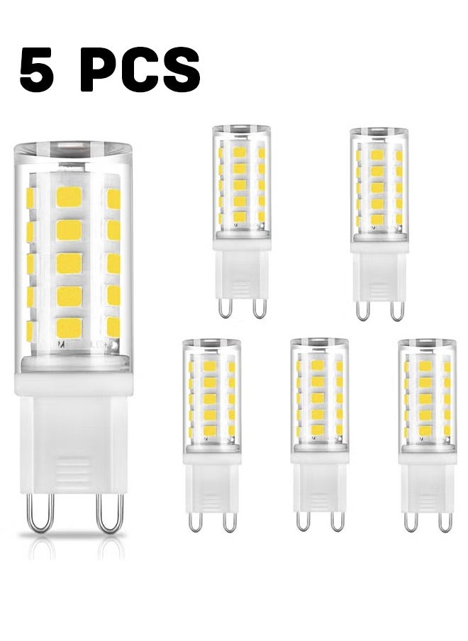 Realfrog G9 LED Light Bulb for Chandelier with No Flicker Non-dimmable 5-Pack  - Image 1