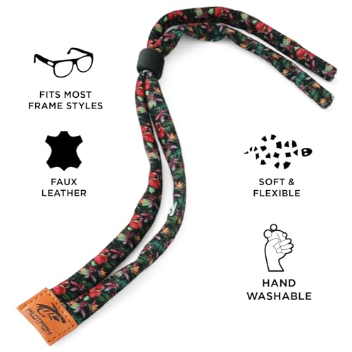 Pilotfish Premium Cotton Eyewear Retainer Sunglass Strap - Multiple Design Options - Soft & Durable Sunglass Holder - Image 2