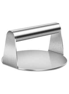 XICEN Stainless Steel Burger Press Round Bacon Smasher Hamburger Patty Maker and Squeeze Grease Griddle Accessories Kit Flat Top Grill Barbecue Tools  - Image 1