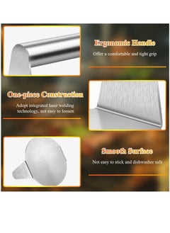XICEN Stainless Steel Burger Press Round Bacon Smasher Hamburger Patty Maker and Squeeze Grease Griddle Accessories Kit Flat Top Grill Barbecue Tools  - Image 2