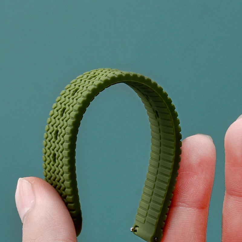 💍 أشرطة ساعة سيليكون متينة ومرنة لمقاسات معصم مختلفة مادة عالية الجودة - Image 2