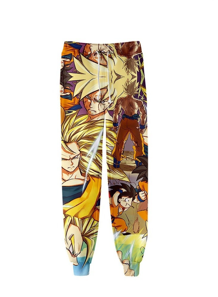 KUYING New Dragon Ball Casual Sports Tight Fit Ankle Pants  - Image 1