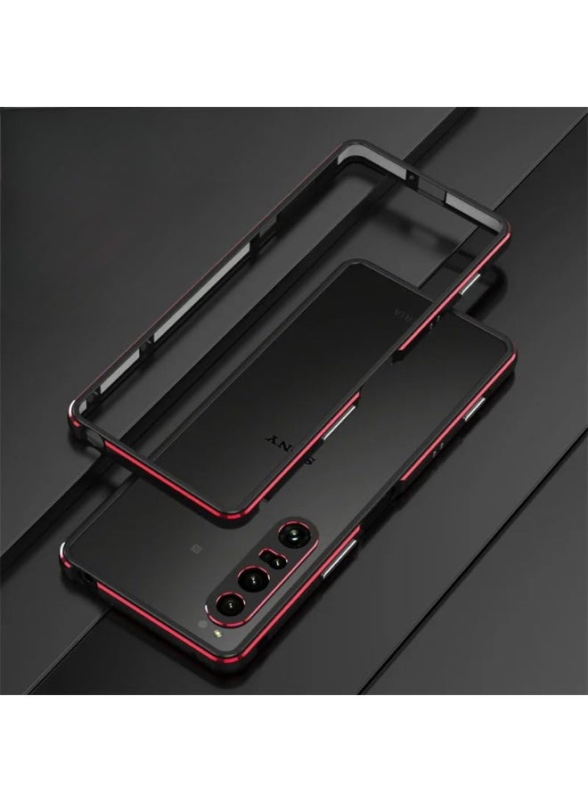 general Compatible with Sony Xperia 1 VII (Mark 7) Bumper Ultra Thin Metal Frame Hard Cover with Camera Lens Protector for Xperia 1 VII - Image 1