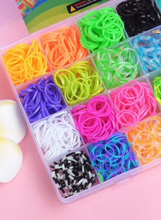 DIY Rubber Bands Kit toys for Bracelet Making Kit DIY Art and Craft Mega Refill kit Girls Creativity Gift - Image 3