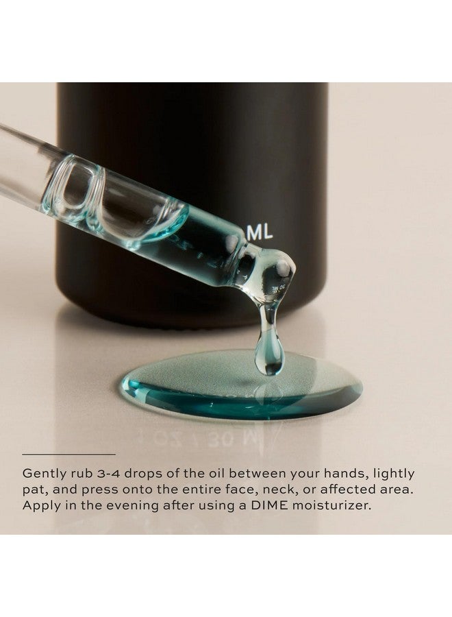 DIME Beauty Blue Facial Oil, Blemish Spot Treatment with Blue Tansy Oil, Black Cumin Seed Oil, Rosehip Oil, and Grapeseed Oil, 1 oz / 30 mL - Image 5