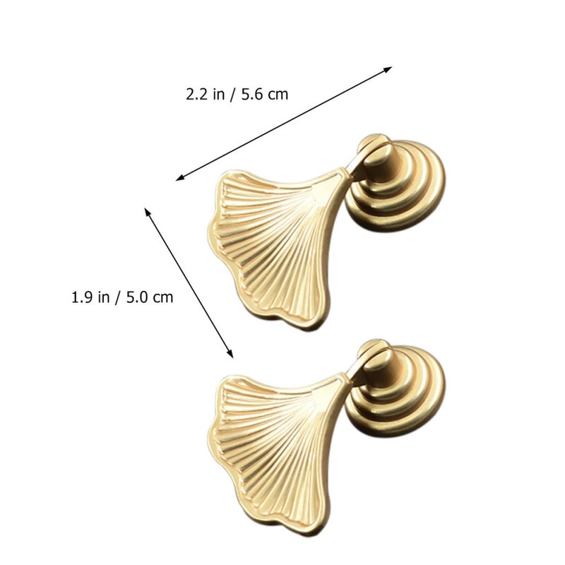Zinc Alloy Cabinet Door Pull Handles 2pcs Small Round Knobs for Drawer Closet Cupboard - Image 3