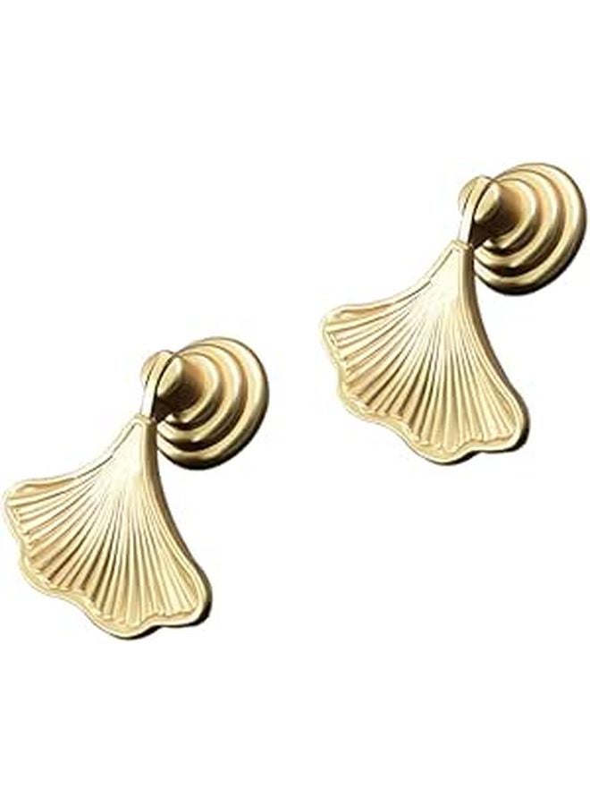 Zinc Alloy Cabinet Door Pull Handles 2pcs Small Round Knobs for Drawer Closet Cupboard - Image 1