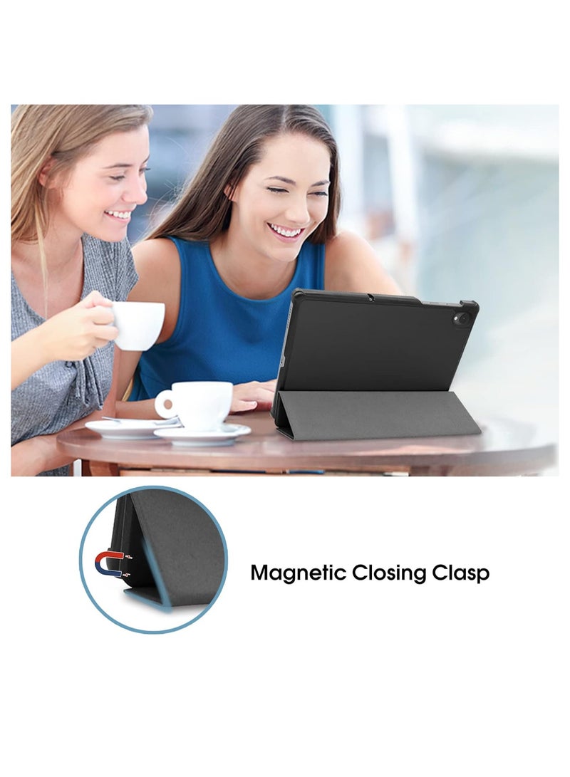 Procases Lenovo Tab K10 2021 and M10 FHD Plus Case 10.3 Inch Slim Smart Cover Stand Hard Shell Case Black - Image 5