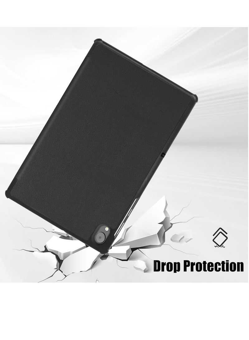 Procases Lenovo Tab K10 2021 and M10 FHD Plus Case 10.3 Inch Slim Smart Cover Stand Hard Shell Case Black - Image 4