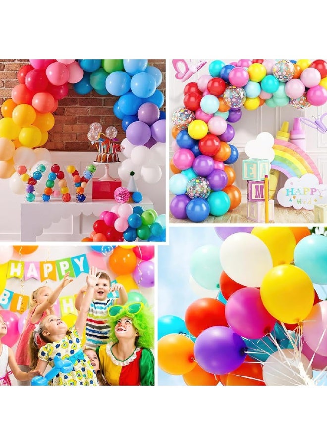 ThePartyPopper 50 Pcs Pink Blue and White Balloons Set – 12 Inch Macaron Latex Balloons for Baby Shower, Gender Reveal, Birthday, Wedding, and Party Decorations - Image 5