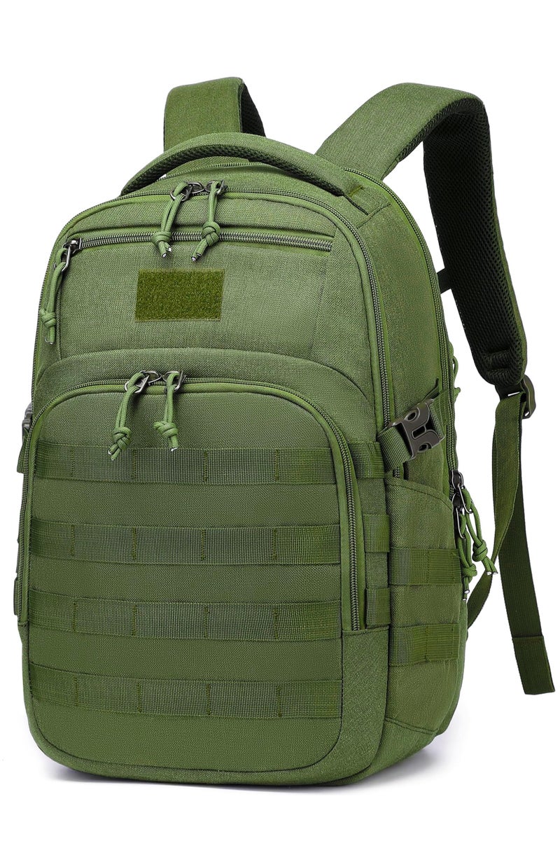 Wotony Military tactical backpack, backpack for men black small tactical assault bag (green, 18.5 inch) - Image 5